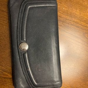 Black coach wallet